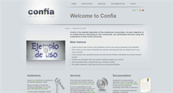 Desktop Screenshot of confia.aupa.info